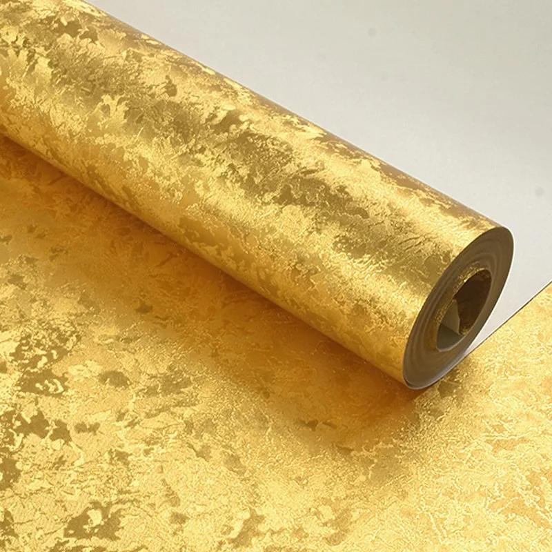 Блестящие золотые матовые потолочные обои KTV из серебряной фольги с мозаикой