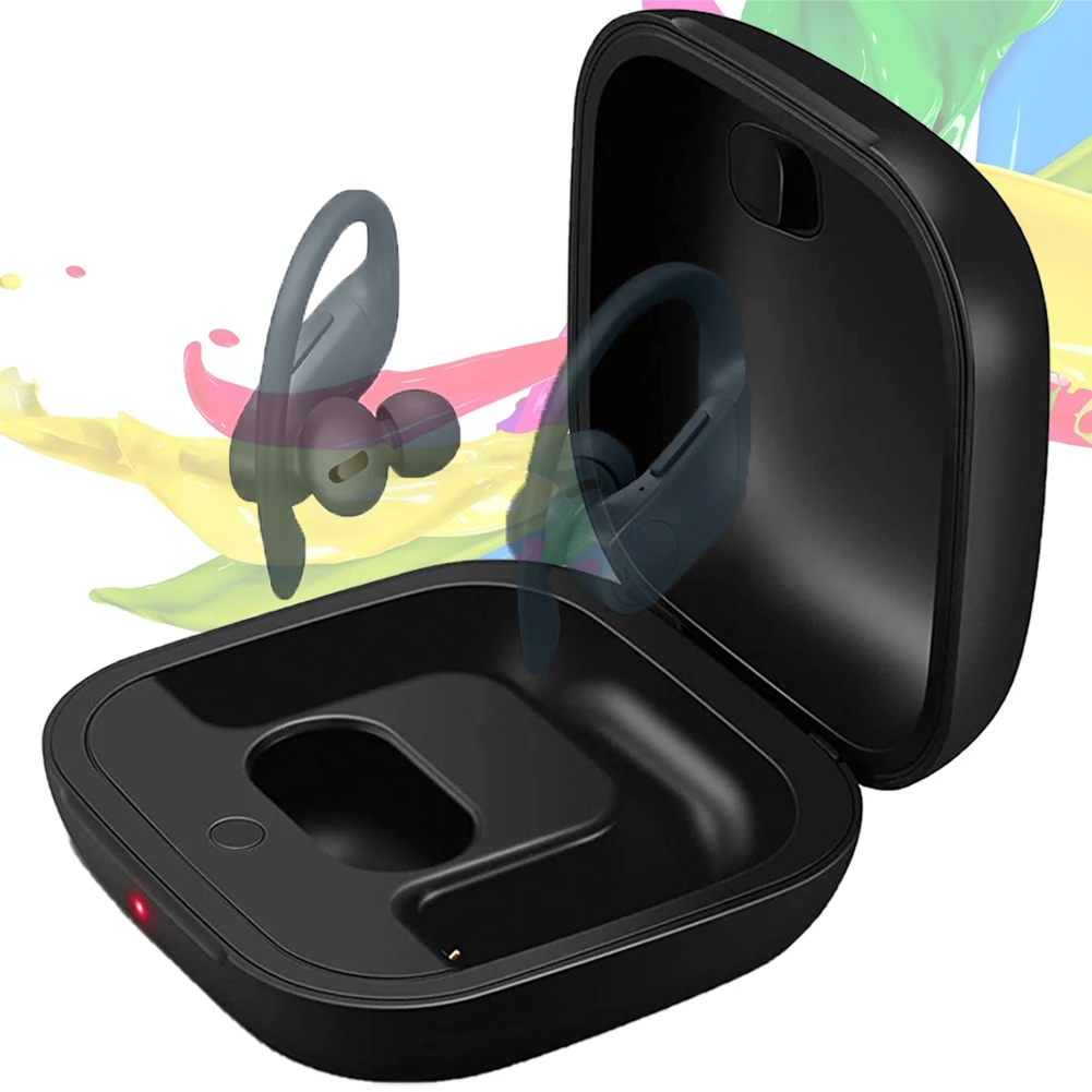 

Charging Case Replacement for Powerbeats Pro Bluetooth Pairing Sync Button Earbuds Protective Cover (Not Include Earbuds)