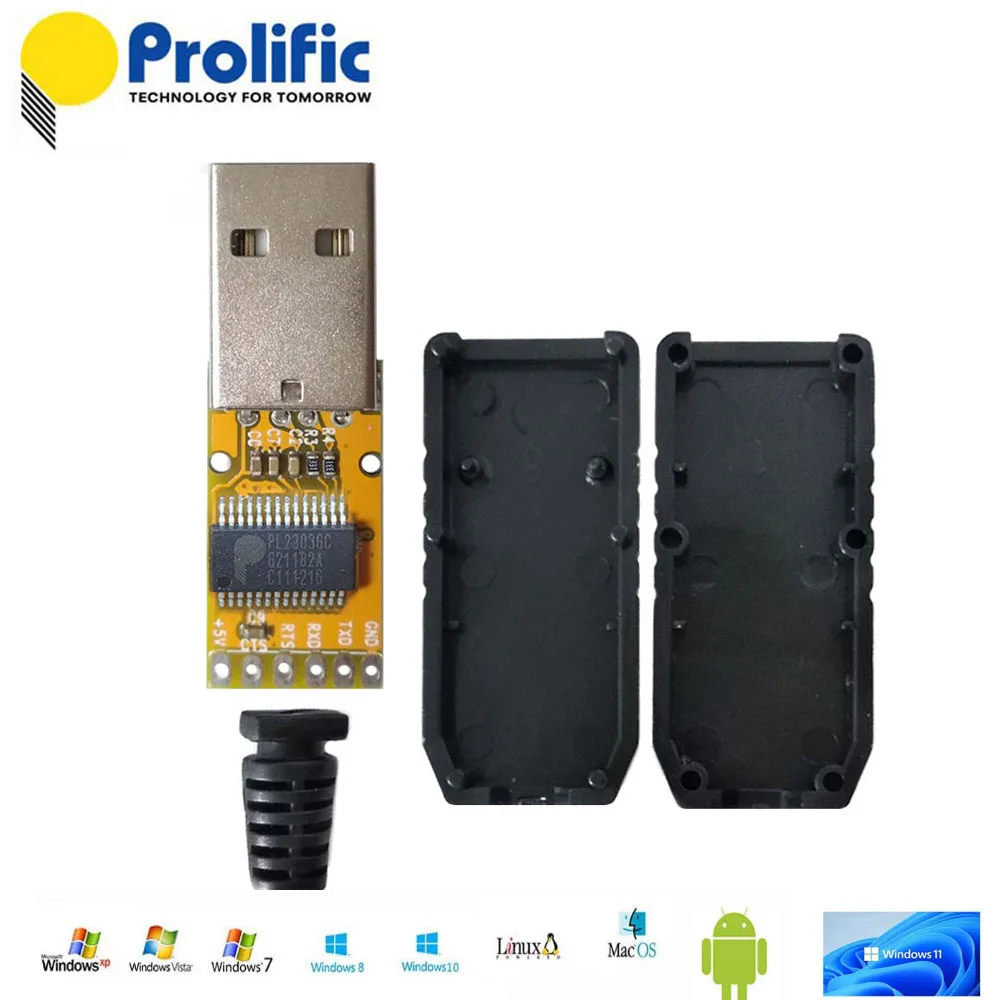 Prolific PL2303GC USB2.0 RS232 адаптер PCB для MCU ЦПУ ПЛК программа DIY Prolific PL2303GC USB2.0 RS232 адаптер PCB для MCU ЦПУ ПЛК программа DIY