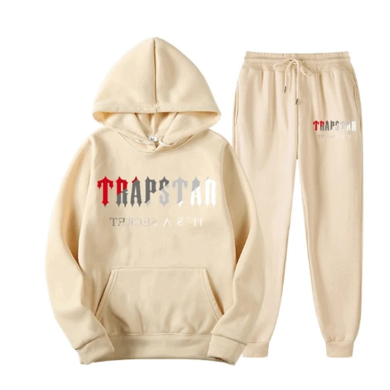 Trapstar Sweat Suit Tracksuit Brand Printed Sport 15 Colors Two Pieces Loose Set Hoodie and Pants Jogging Hoodie Sweatshirt Set
