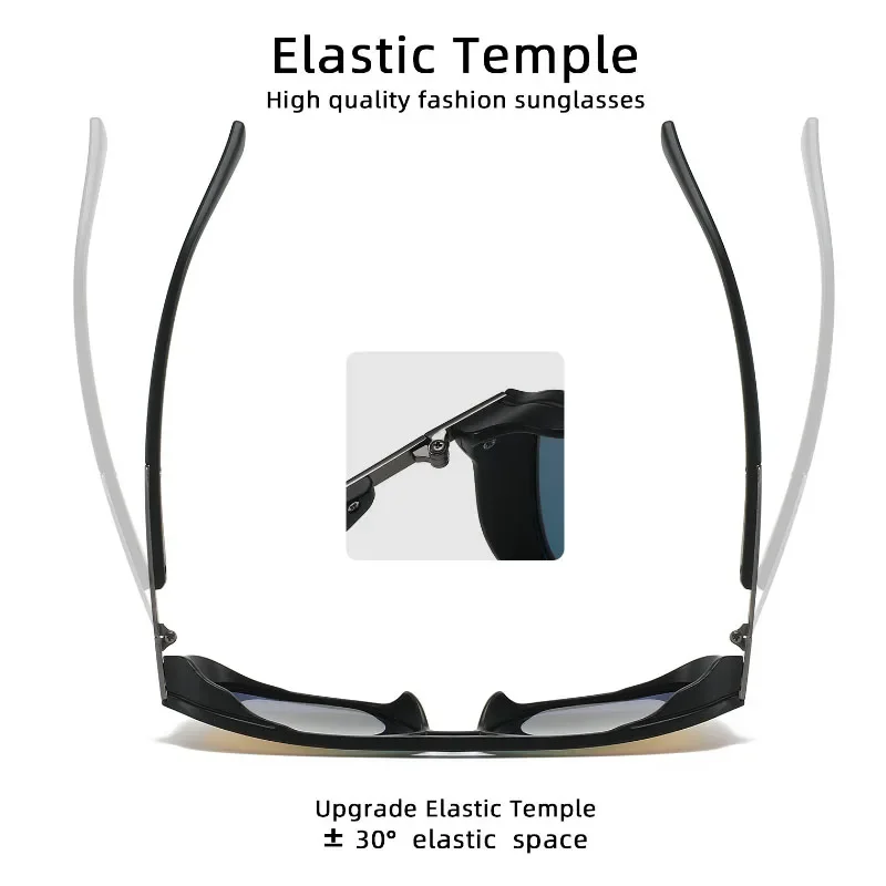 Солнцезащитные очки в стиле стимпанк для мужчин и женщин UV-400 поляризационные