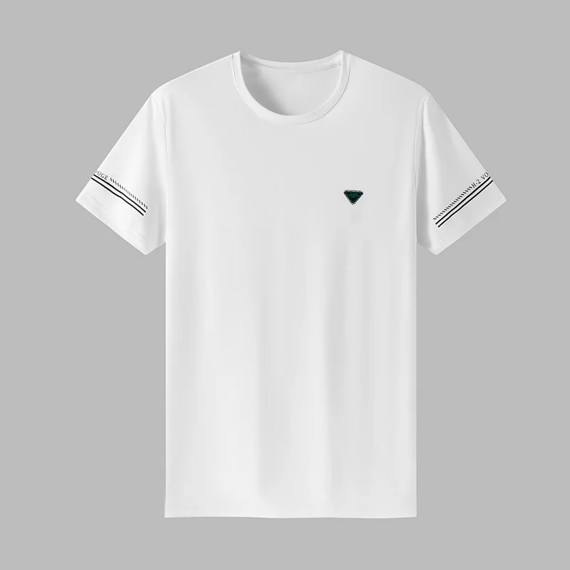 

New Men's Fashion Summer Casual Business High-quality Polo Shirt Thin Soft Solid Color Short Sleeve Lapel T-shirt Camisas