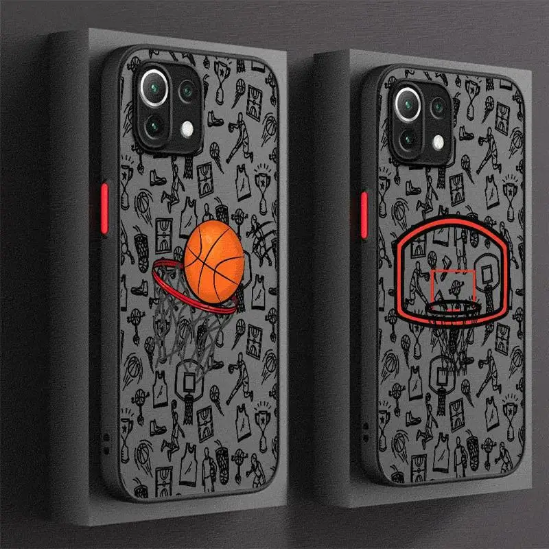 Баскетбольный художественный чехол для телефона Xiaomi Redmi 13C1 2 5G 10C 12C 9 10 9A 9T 9C A1 A2 Plus