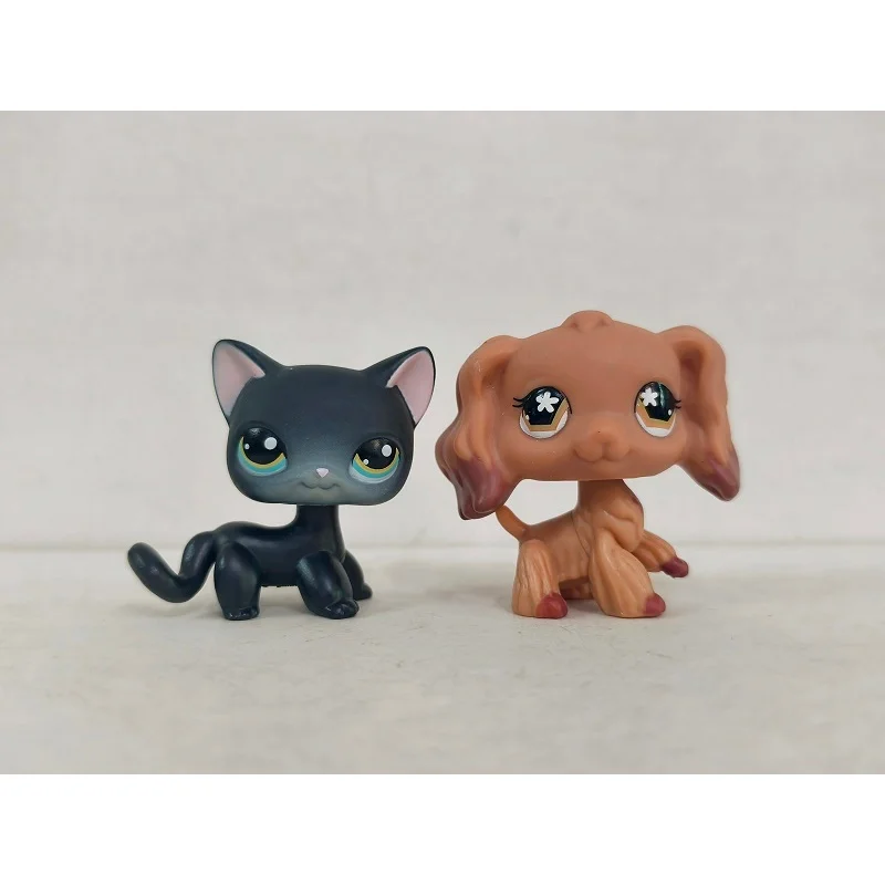 2 шт./лот LPS фигурка кошки и собаки # 336 716 Вт/аксессуары Littlest Pet Shop игрушка
