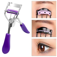 1pcs comb eyelash curler professional eyelash curler folding false eyelashes auxiliary eyelash curling clip small makeup tools