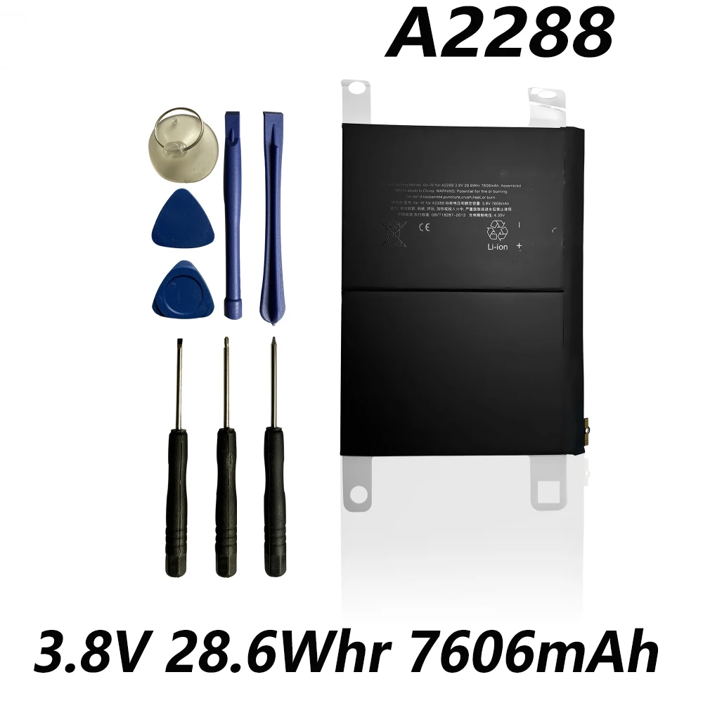 A2288 3 8 V 28.6Whr 7606mAh аккумулятор для планшета Apple ipad Air 4 A2316 A2324 A2325 A2072