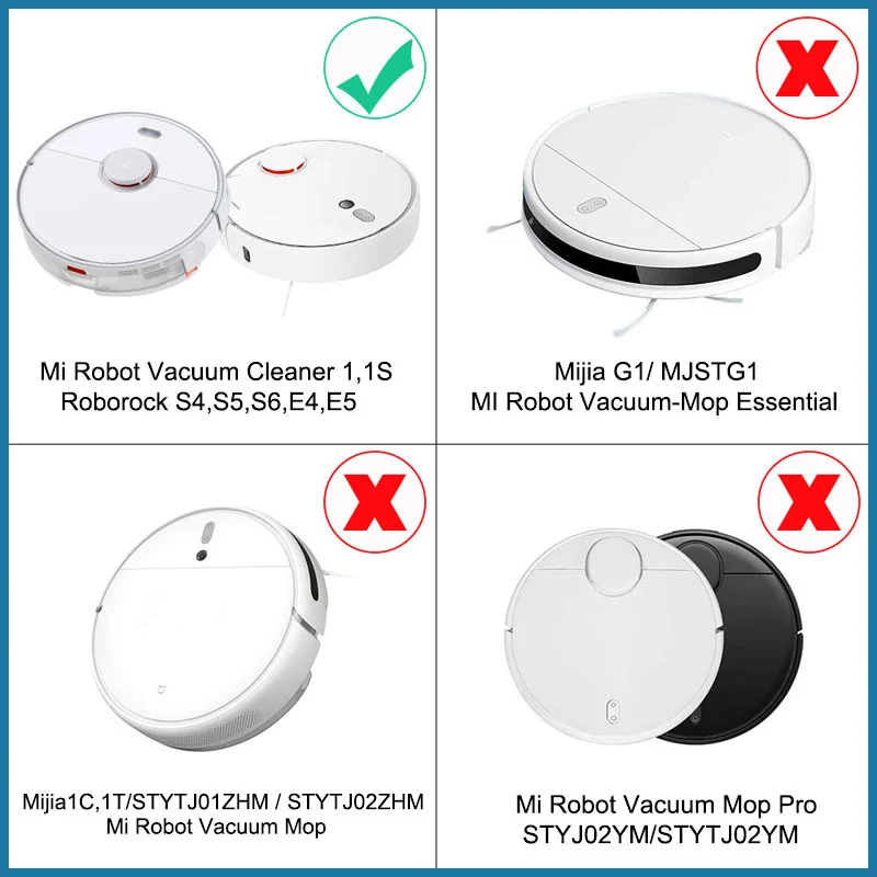 Запчасти для робота-пылесоса Xiaomi Mijia 1 s Roborock S5 E5 S51 S55 S50 Max Mi фильтр НЕРА основная и
