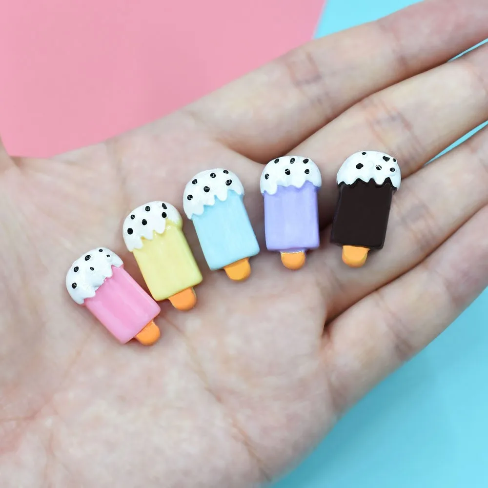 

100 шт., новые милые мини-аксессуары для мороженого