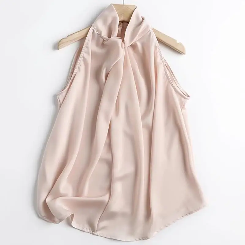 

2022 New Spring Summer Women Female Sexy Polyester Shirt Brand Blouse Outwear