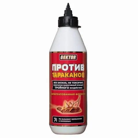 Средство от тараканов GEKTOR Гектор в квартире эффективное борная кислота избавиться обработка порошок уничтожение истребление - изображение