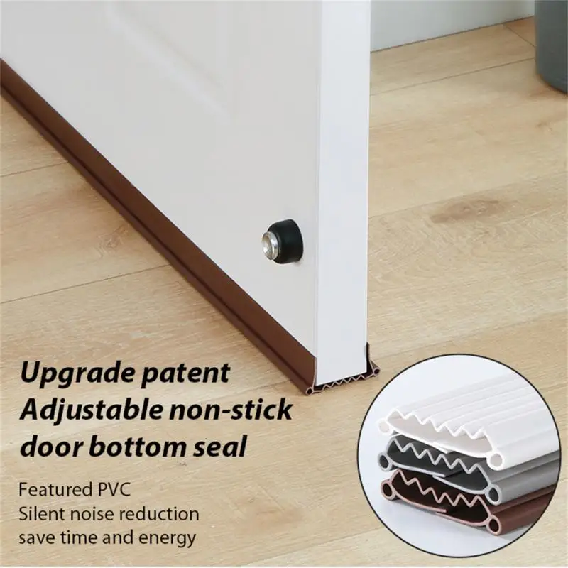 Door Bottom Seal Strip Weather Window Dust Blocker Seal Weatherstrip Windproof Dust Self Adhesive Doorstop Guard Sealing Tape