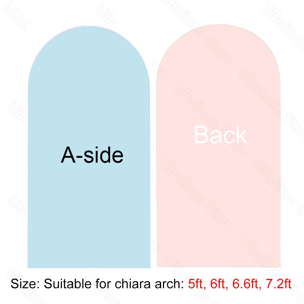 

2 м чехол для арки Киара белый детский ярко-розовый