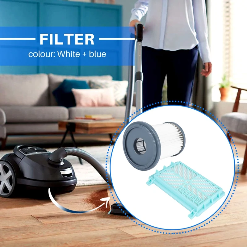 Фильтр hepa для пылесоса philips FC8740 FC8732 FC8734 FC8736 FC8738 FC8748 сменные фильтры 2 шт.