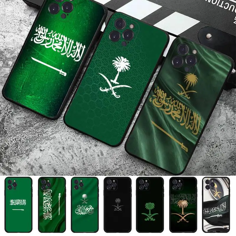 

MaiYaCa Arabia Flag Phone Case For iPhone 14 11 12 13 Mini Pro Max 8 7 6 6S Plus X SE 2020 XR XS Funda Case