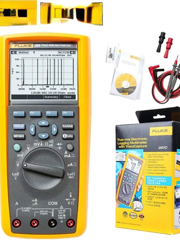 

Цифровой мультиметр FLUKE 287 C, высококлассный ручной мультиметр с функцией захвата фактического значения®Набор форм