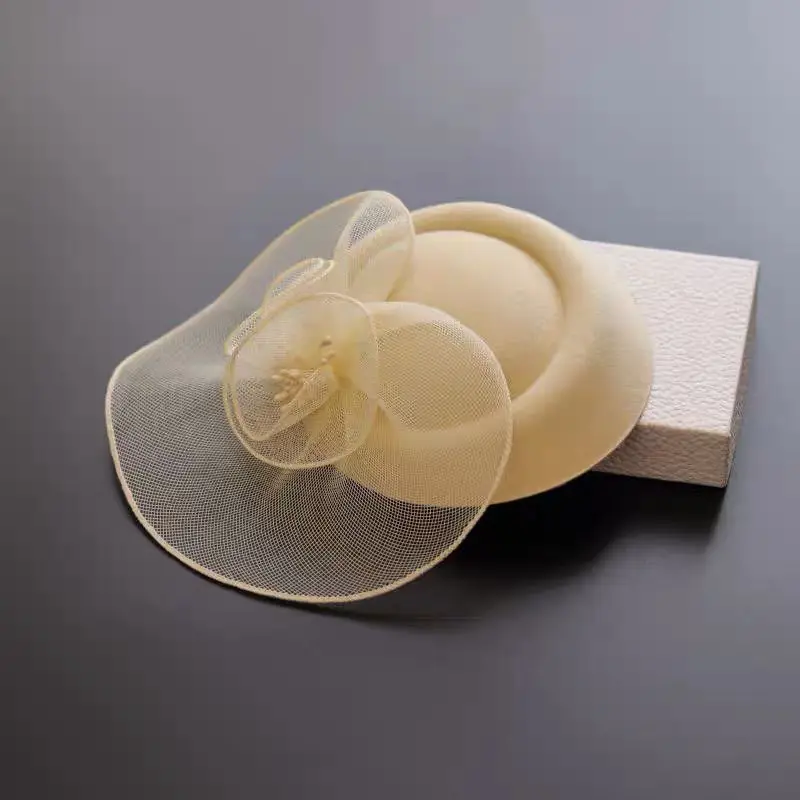 

Свадебная тиара с вуалью, винтажная сетчатая головная повязка с бантом, головной убор, вечернее платье, женская шляпа, свадебные аксессуары, корейский, японский, черный