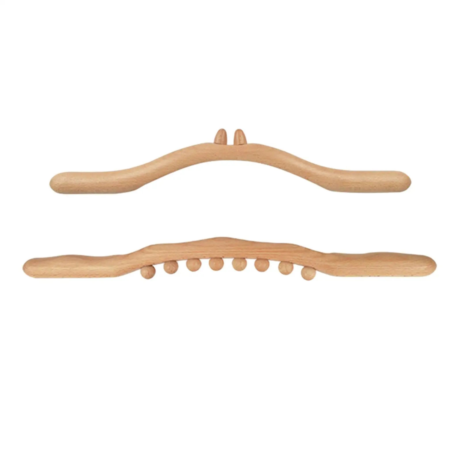 

Wood Body Scraping Massage Stick Tool Smooth Edge Manual Gifts Roller Fascia Massager for Shoulders Arms Legs