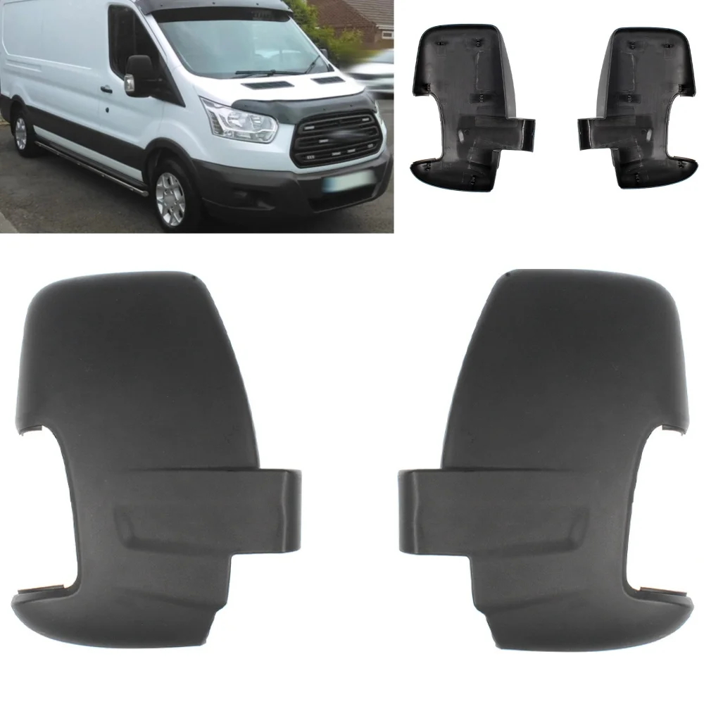 1 пара атласных черных чехлов заднего зеркала для Ford Transit CONNECT MK4 2014 2015 2016 2017 2018 2019