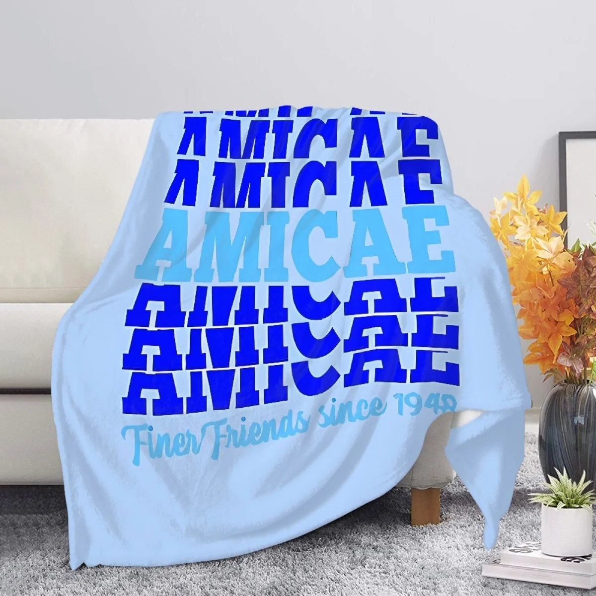 

Одеяло TOADDMOS Zeta Amicae Friends of Zeta, дизайнерское тонкое одеяло для отеля, пикника, кемпинга, Рождества, Хэллоуина