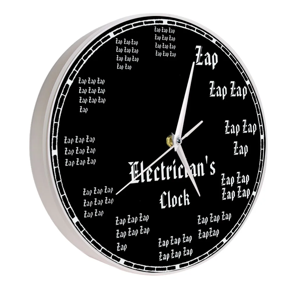 Часы электрика профессии современные настенные часы Zap молния настенное