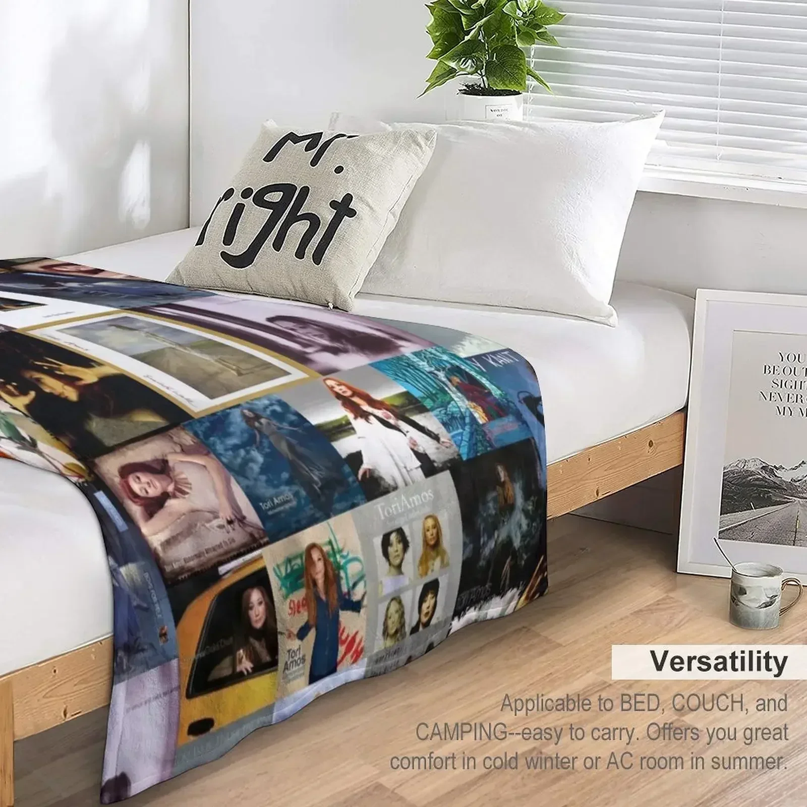 Коллекция коллажей Tori Amos Album Records одеяло с принтом модное милое клетчатое