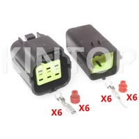 1 set 6 pins car accelerator pedal sensor connector 174262 2 174264 2 174265 7 automobile cable harness waterproof socket