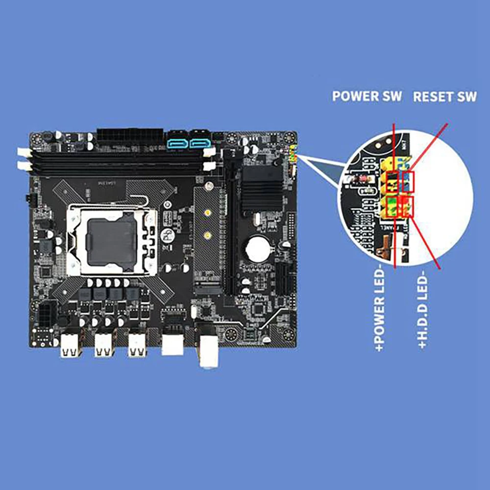 Комплект материнской платы X79 с процессором E5 2420 + памятью DDR3 8 ГБ термопастой LGA1356