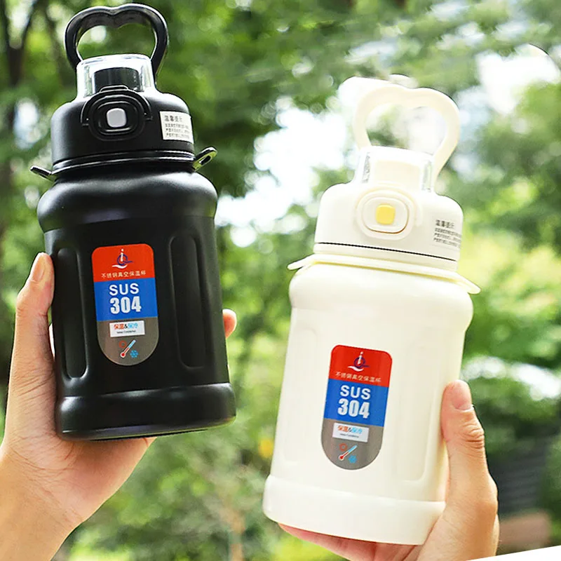 

650 мл/850 мл 304 портативная бутылка для воды из нержавеющей стали с большой емкостью