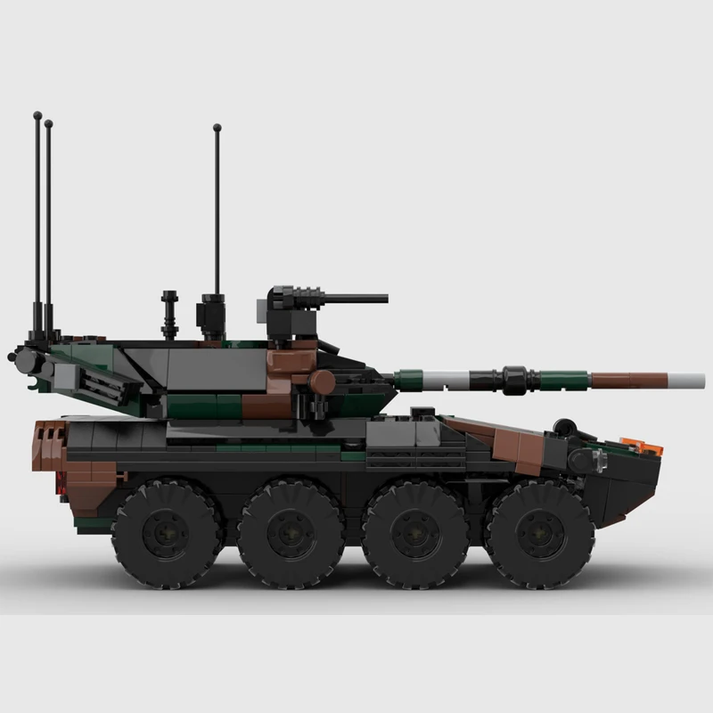 Фото MOC- 215579   Военная военная серия Centauro 2 строительные блоки для сборки бронеавтомобилей, набор креативных подарков, детские игрушки «сделай сам», 680 шт. №2