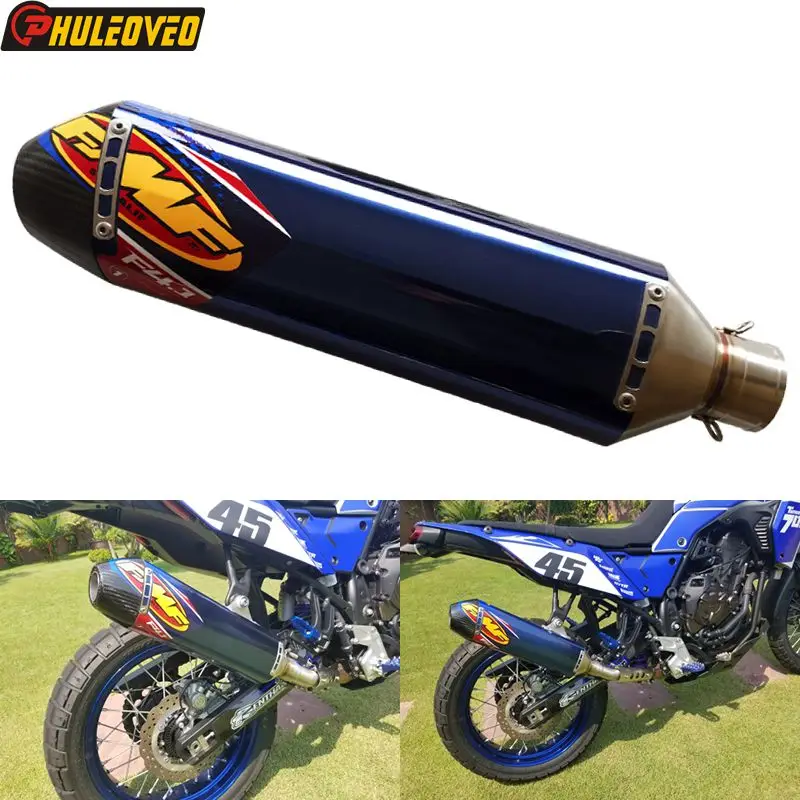 

Customized ID:51mm/61mm/63mm/65mm Motorcycle Exhaust Can Muffler Escape Moto for KTM MT07 MT09 Tmax530 Xmax300 CB1000R Z750 R3