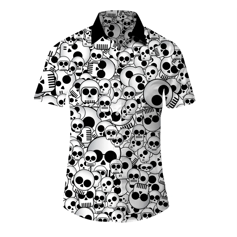 Feather Hawaiian Men's Shirt Printed Short Sleeve Casual White Street Summer Beach Shirts For Men Clothing 2023 Summernewpattern