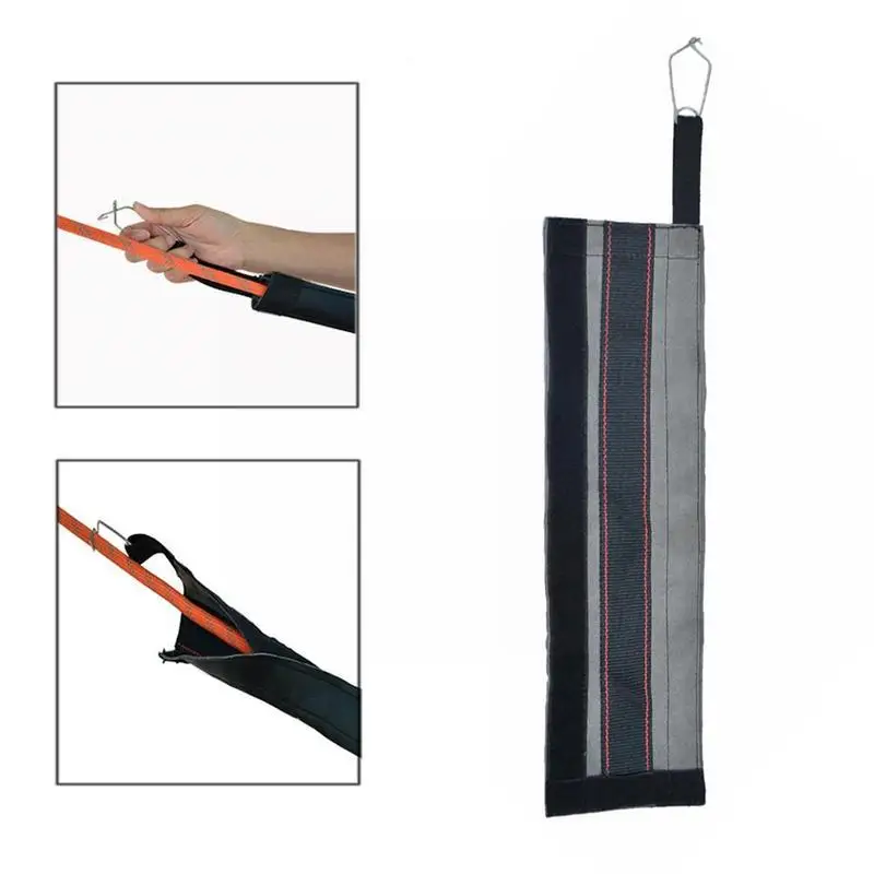 

1PC High Strength Anti Abrasion Leather Cover Rope Protection Tape Rope Protection Sleeve For Outdoor Climbing Y1C5