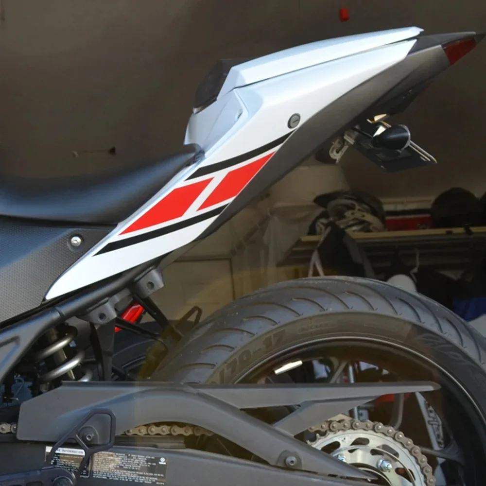 Чехол-накладка на заднее сиденье для мотоциклов YAMAHA YZFR25 YZFR3 2013-2024, для пассажира или одного человека, аксессуар для YZF R3 R25 (art.: 3920db36eec4b) - 3920db36eec4b