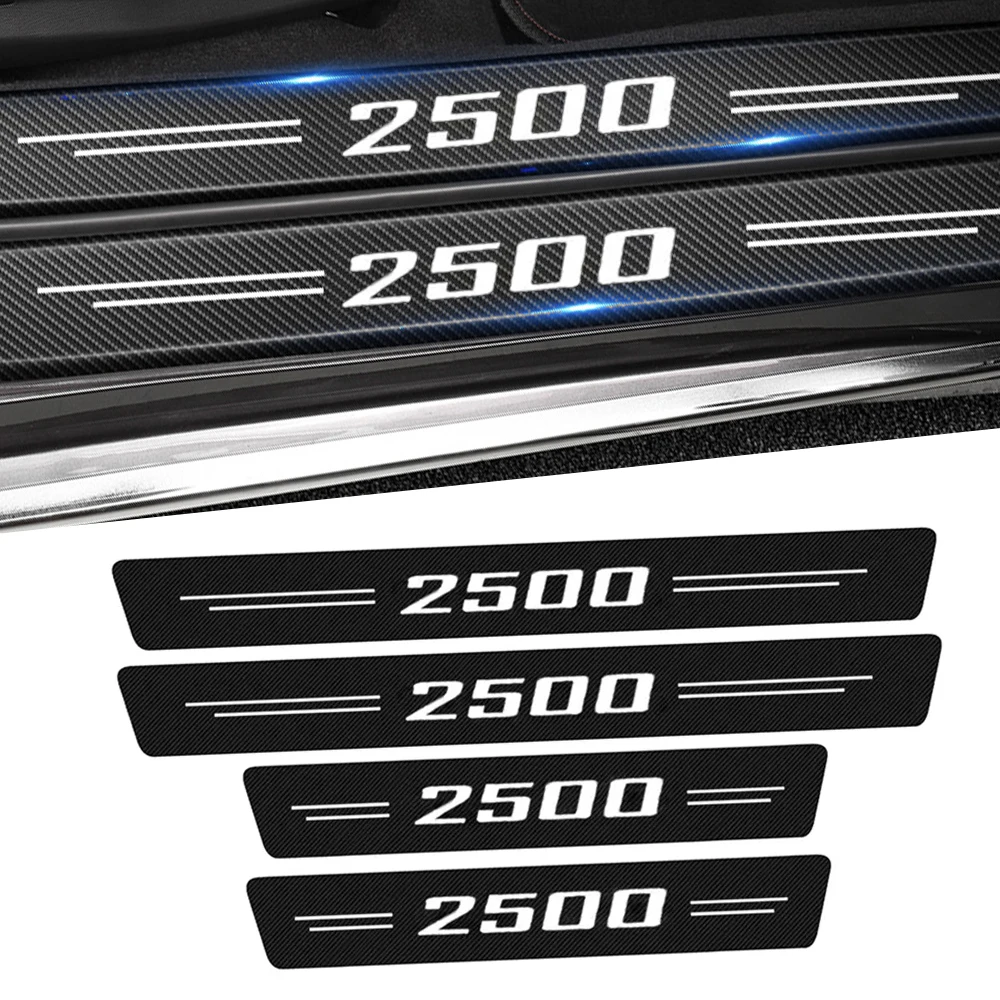 

4 шт., автомобильные защитные наклейки на пороги автомобиля Ford Dodge RAM SRT 2500 2002-2021