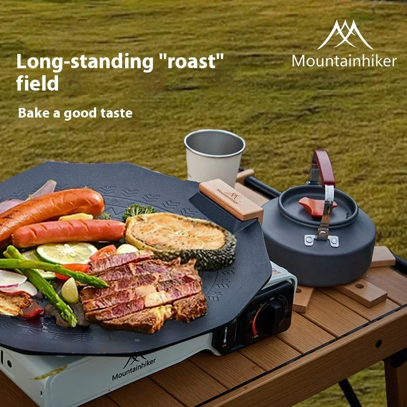 Mountainhiker уличная кассетная плита для кемпинга пластина гриля барбекю каменная