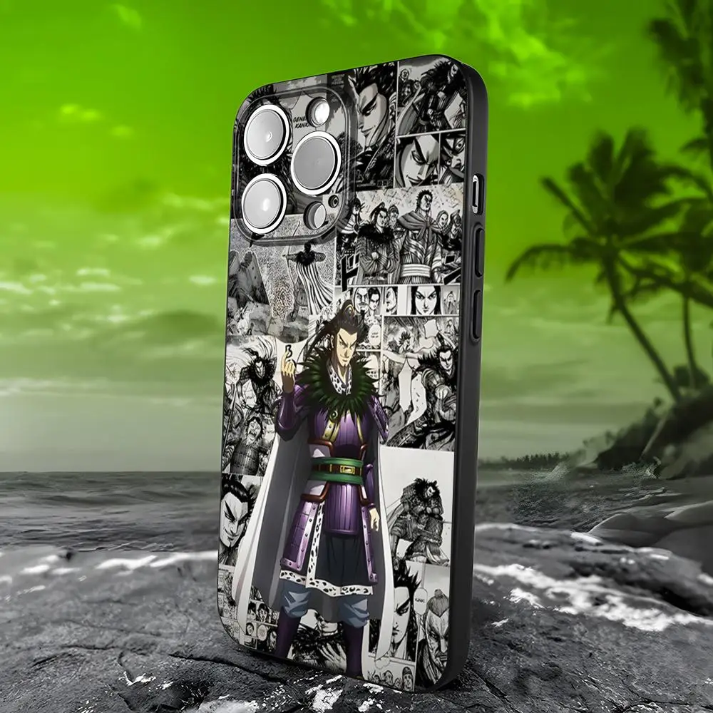 Чехол для телефона Kingdom Manga Kanki Hara IPhone 15 16 13 Pro Max 14 12 11 Xr X 8 7 6 Plus роскошная задняя
