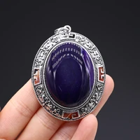 natural stone pendants antique silver lapis lazuli opal quartzs for vintage jewelry making diy women necklace earring crafts