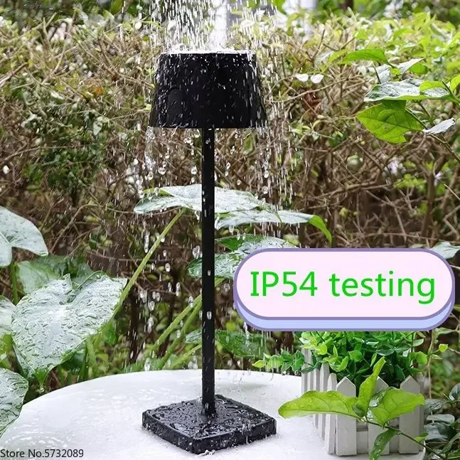 Уличная обеденная декоративная перезаряжаемая настольная лампа Zafferano Poldina с