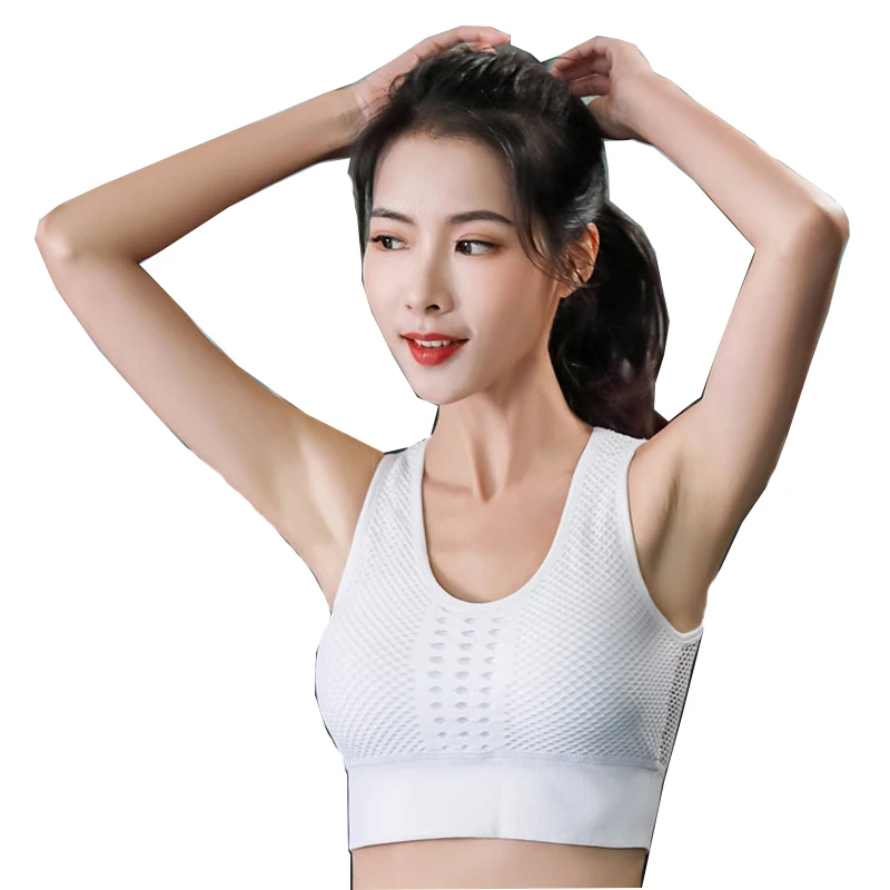 

Active Bras For Women Seamless Breathable Tops Feminine Gym Running Underwear Hollow Sexy Beauty Back Lingerie Push Up