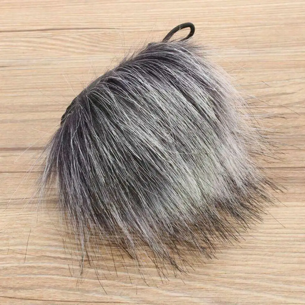 

Dead Cat Microphone Windshield Noise Cancellation Windscreen Install Artificial Fur Muff Cover For ZOOM H4N H2N Microphone Z3B0