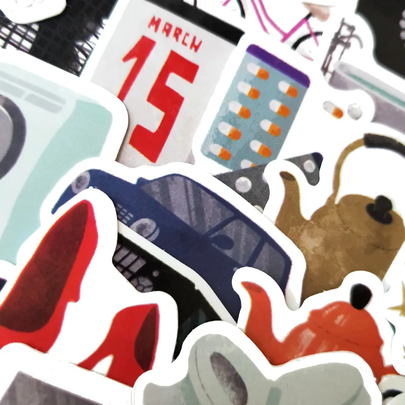 

31 шт., стикеры для чемоданов, скейтбордов, ноутбуков, чемоданов, холодильников, телефонов