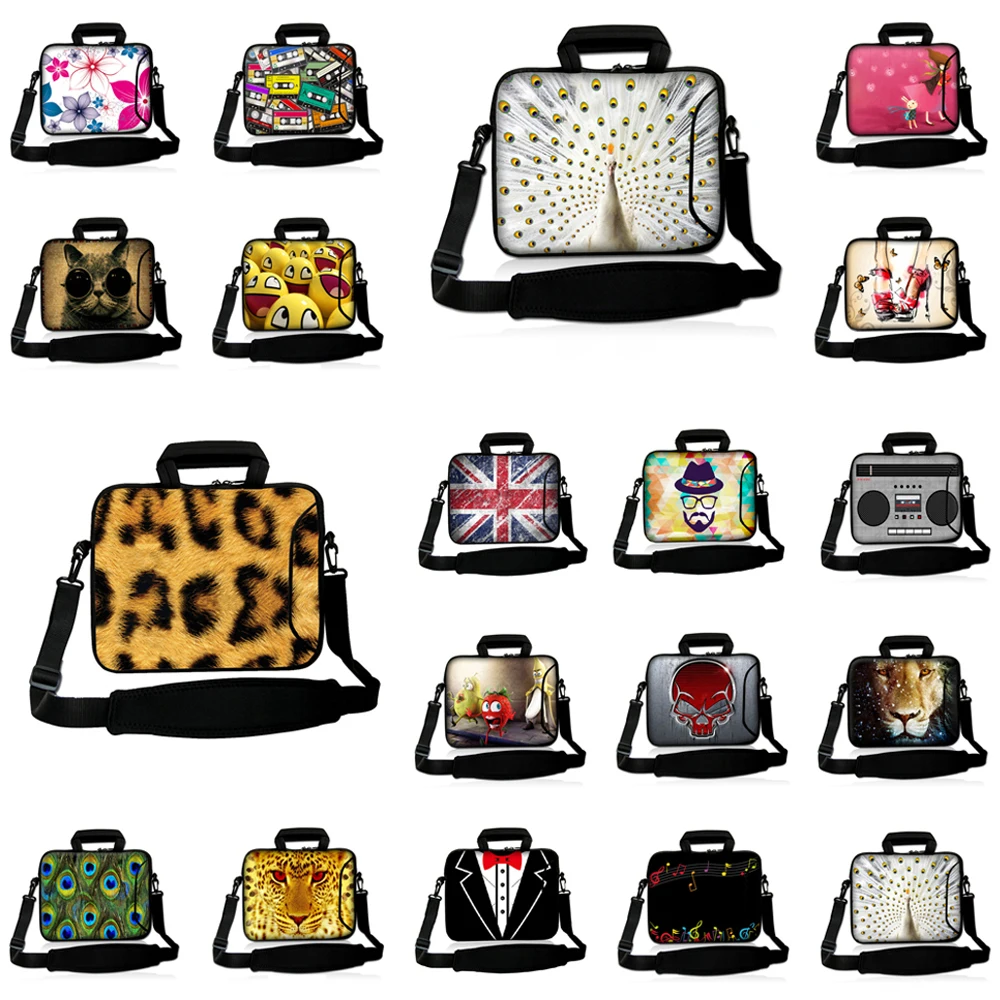 

Protable Notebook Handbag 10 Tablet 10.1 11.6 13.3 13 14 15.6 17 Messenger Laptop Pouch Thin Fashion Briefcase Women Bags Cases