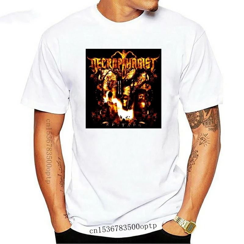 Новая мужская футболка NECROPHAGIST Epitaph |