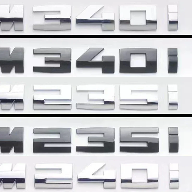 

1 шт., автомобильная эмблема M540Li M550i M435i M425i M450i M535i M435d M425d M450d M535d M550d, 4 цвета, подходит для немецких автомобилей Bmw серии