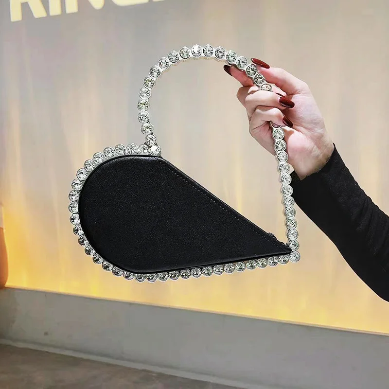

Little Red Book Same Style Bag Celebrity Handheld French Bag Evening Party Handmade Brick Inlaid Love Bag Female Royal Sister