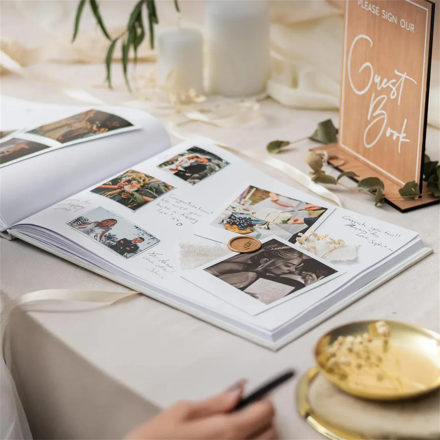 Элегантная гостевая книга для Quinceañera с фольгированным оформлением, идеальная книга для записи гостей на вечеринку в честь 15-летия, идеи подарков для Quinceanera. (art.: 3920d90eea682) - 3920d90eea682