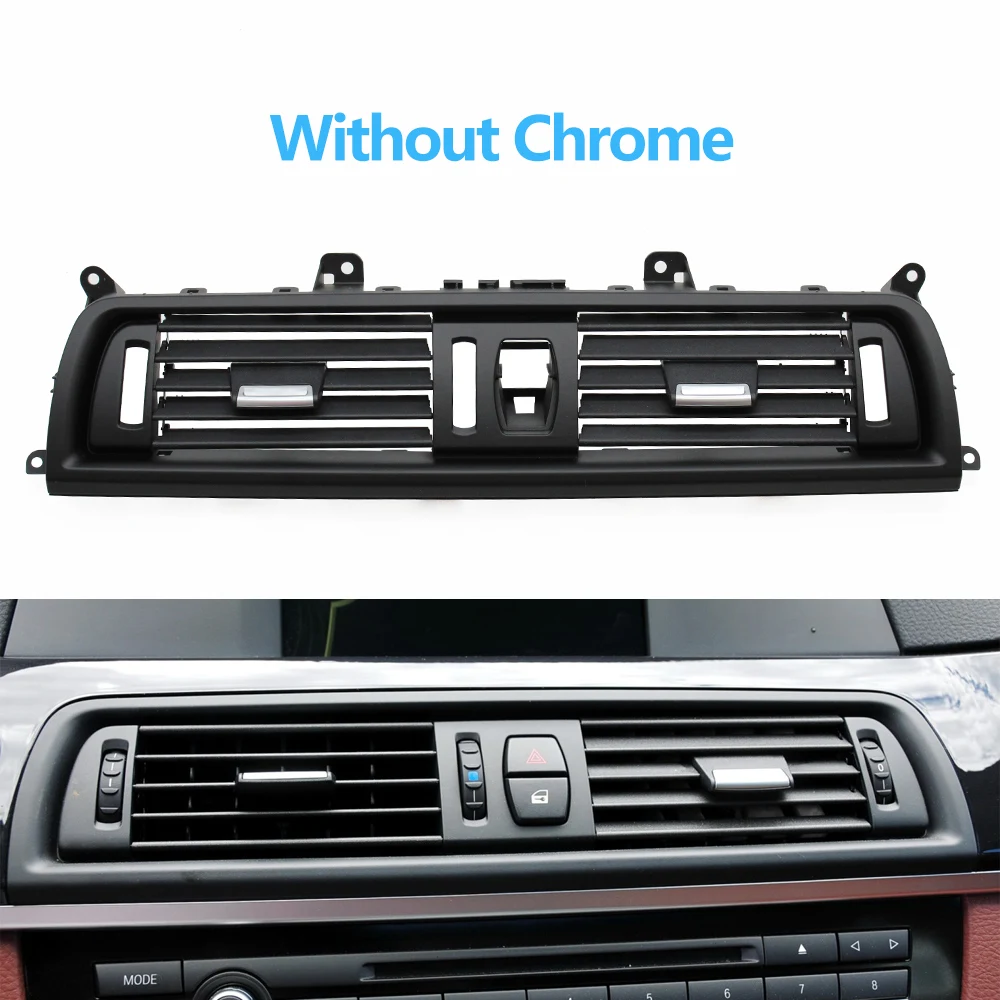 Фото Передняя Центральная вентиляционная решетка для BMW 5 серии F10 F11 F18 520i 523i 525i 528i 535i №3
