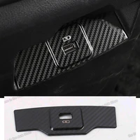carbon fiber car rear usb charger port panel trims decoration for ford territory 2019 2020 2021 accessories auto 2022 2023