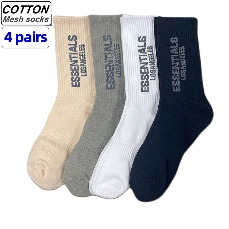 Essentials Men Socks Fashion Skateboard Personality Men Sports Socks Casual Long women Socks Cotton Socks Hip-hop Tide Men Socks