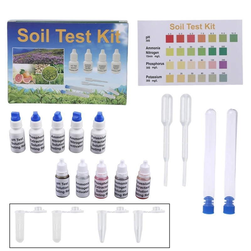 

Soil PH Test Solution Phosphorus N1 Nitrate P1 Potassium K1 K2 Extractant Kit